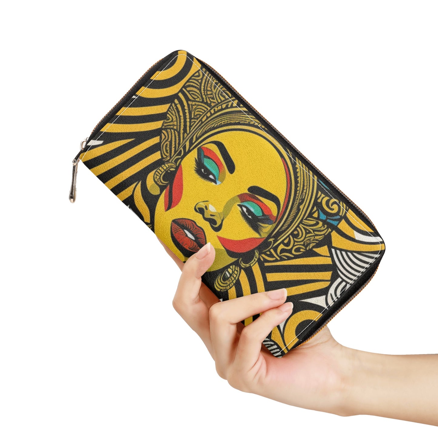 African Queen Zipper Purse/Wallet